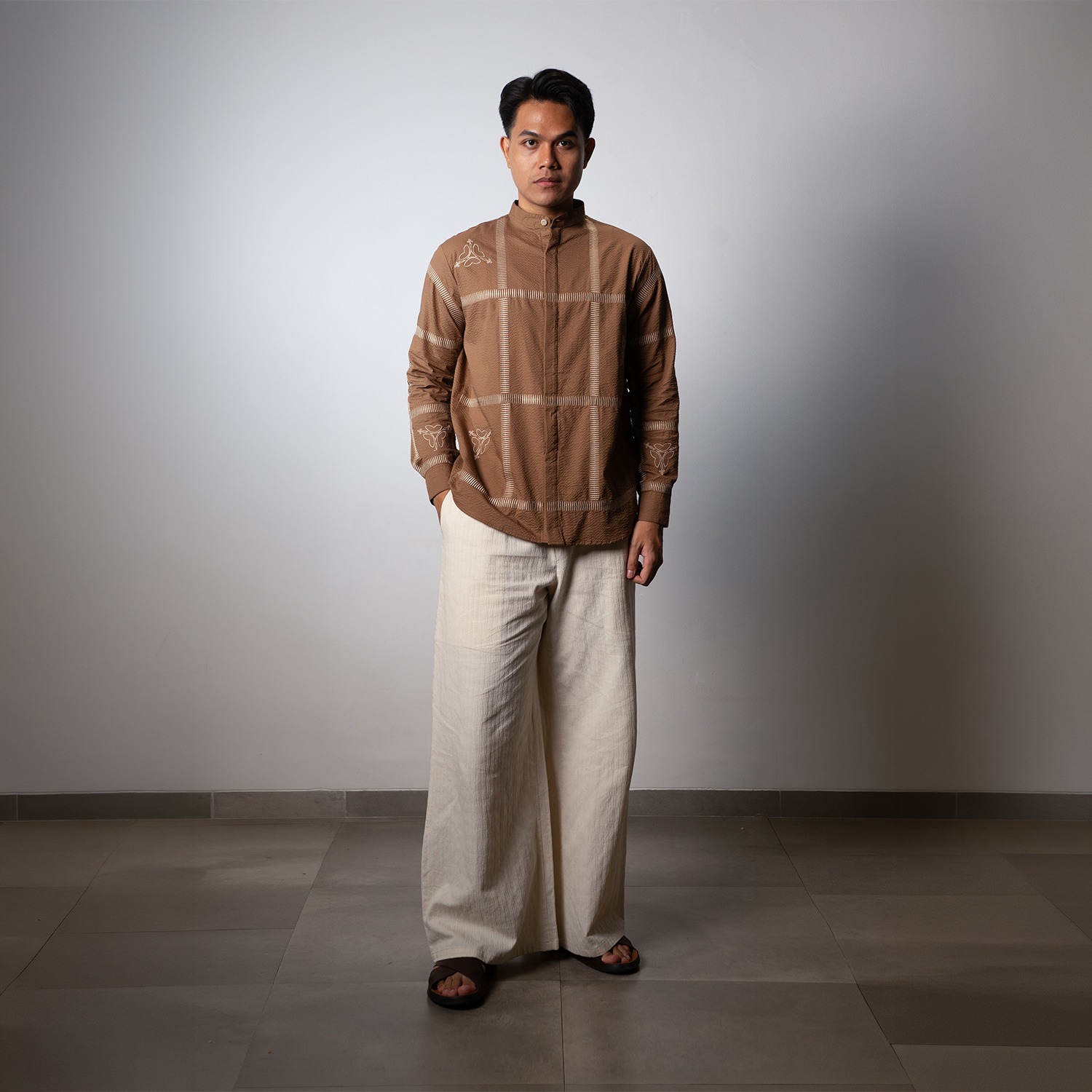 Dama Kara Kala Embroidery Shirt