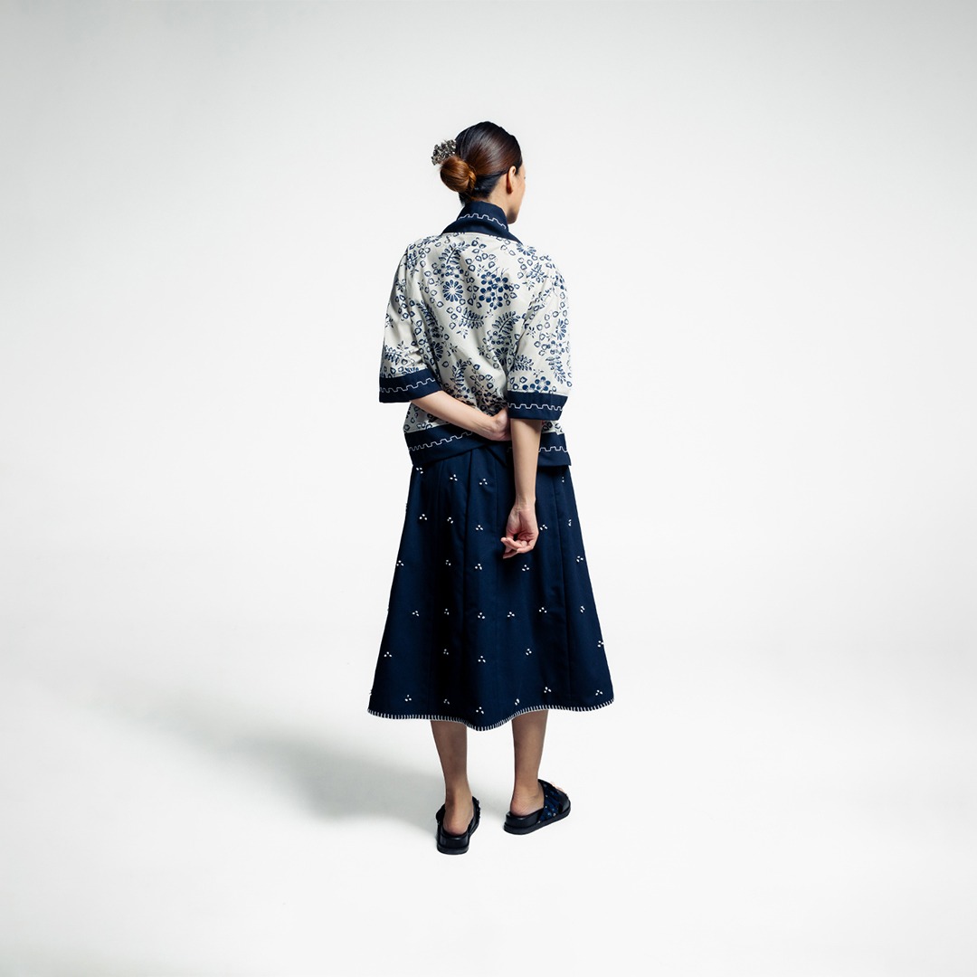 Dama Kara Arunika Kimono Sashiko