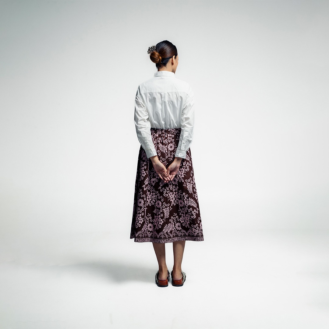 Dama Kara Arunika Panel Skirt