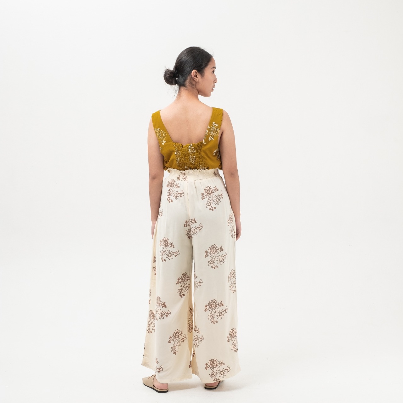 Dama Kara Suar Long Pants Rubber