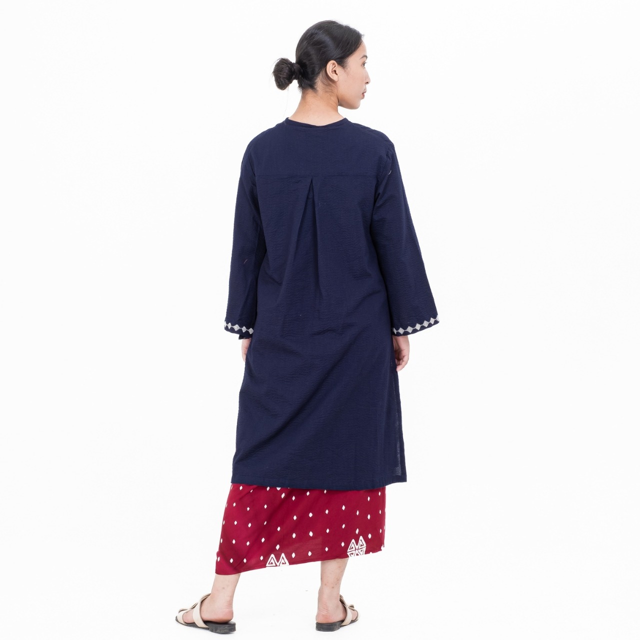 Dama Kara Kaimana Tunik Embroidery Longsleeve