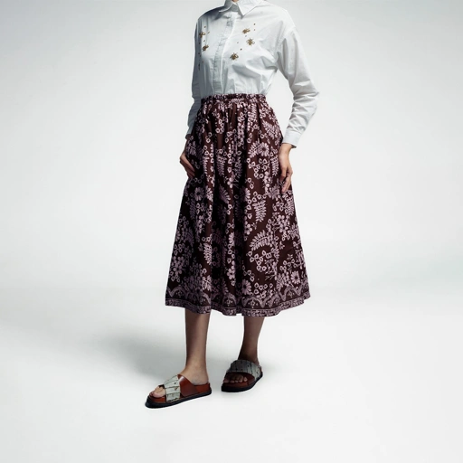 Dama Kara Arunika Panel Skirt