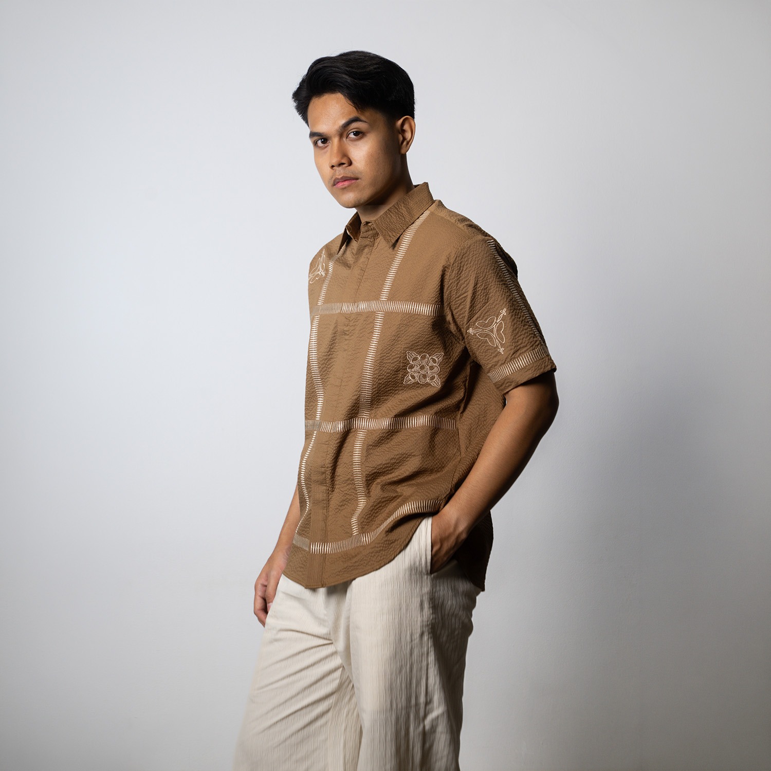 Dama Kara Kala Embroidery Shirt