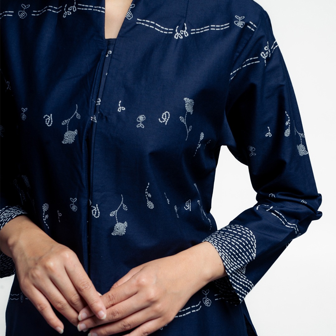 Dama Kara Kembali Encim Tunik Longsleeve