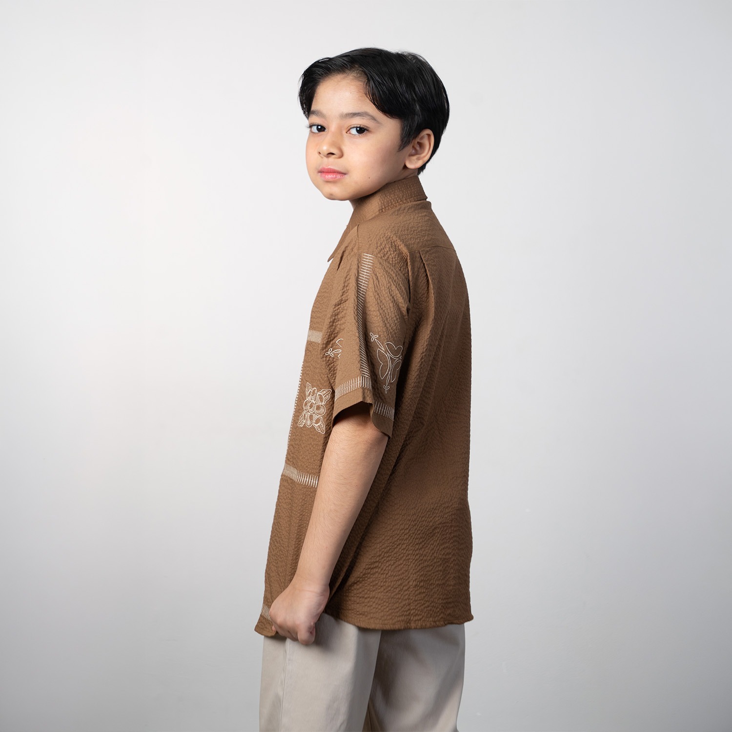 Dama Kara Kala Embroidery Shirt Kids