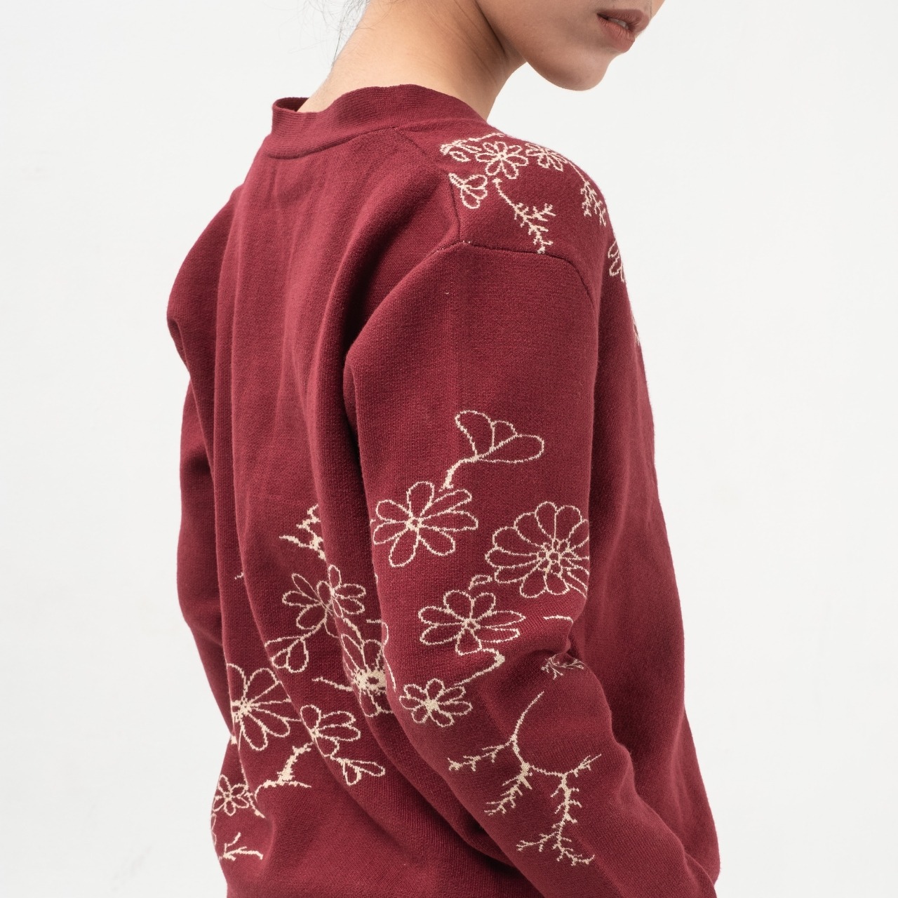 Dama Kara Suar Cardigan Rajut
