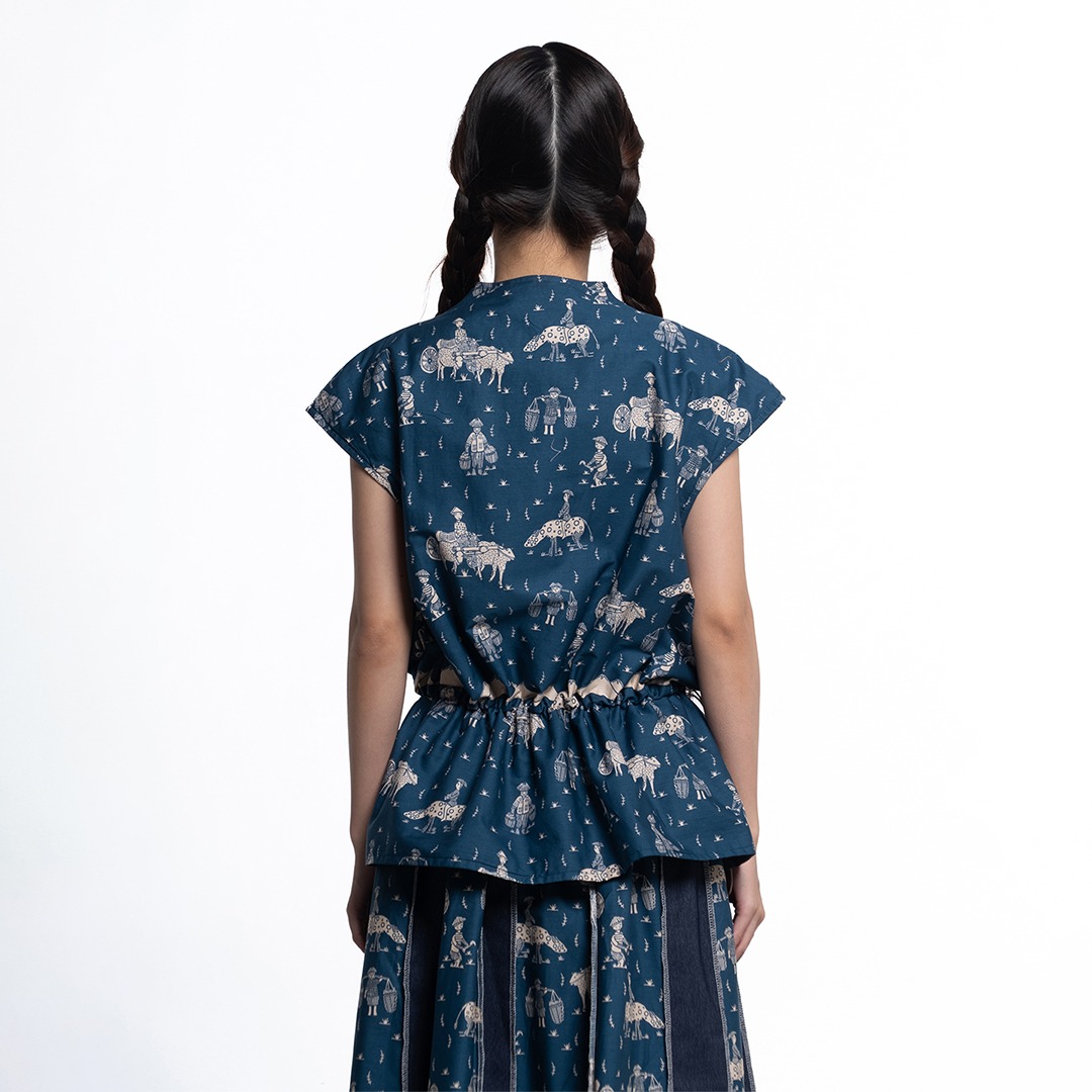 Dama Kara Gemma Drawstring Vest