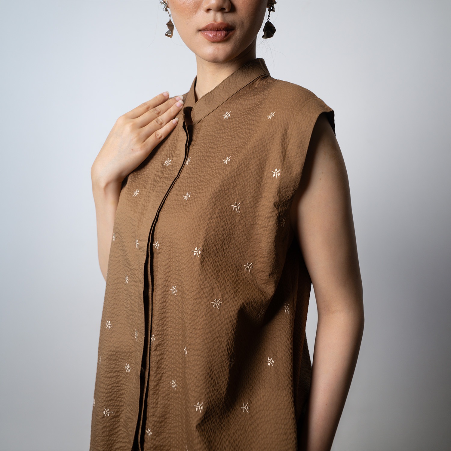 Dama Kara Kaimana Tunik Embroidery Sleeveless
