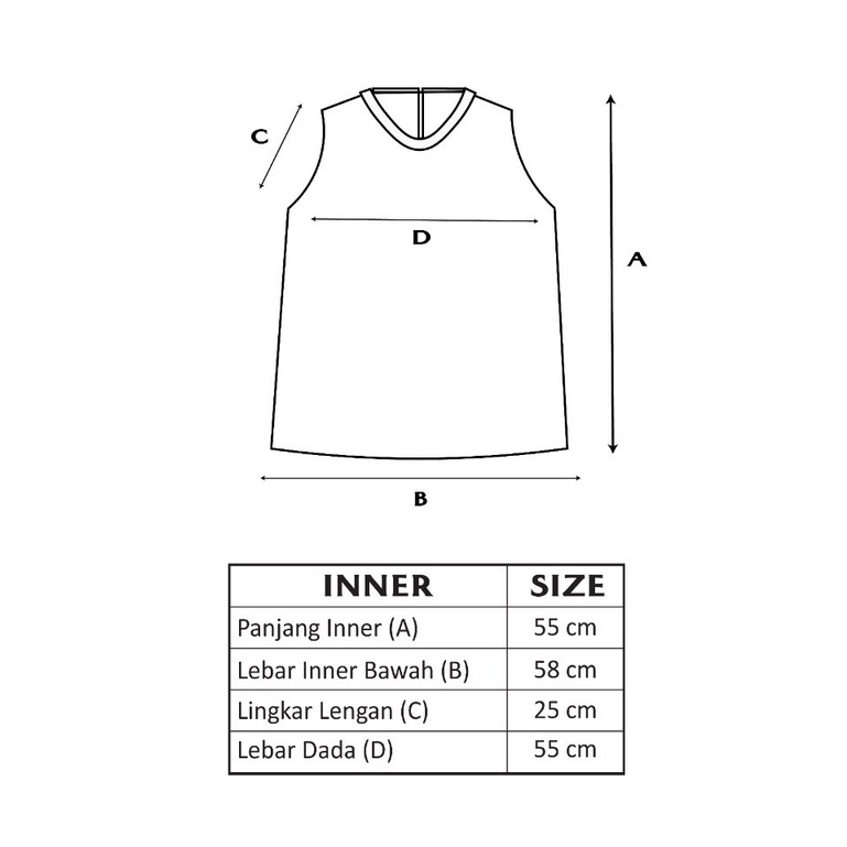 Dama Kara Sleeveless Top Kinasih