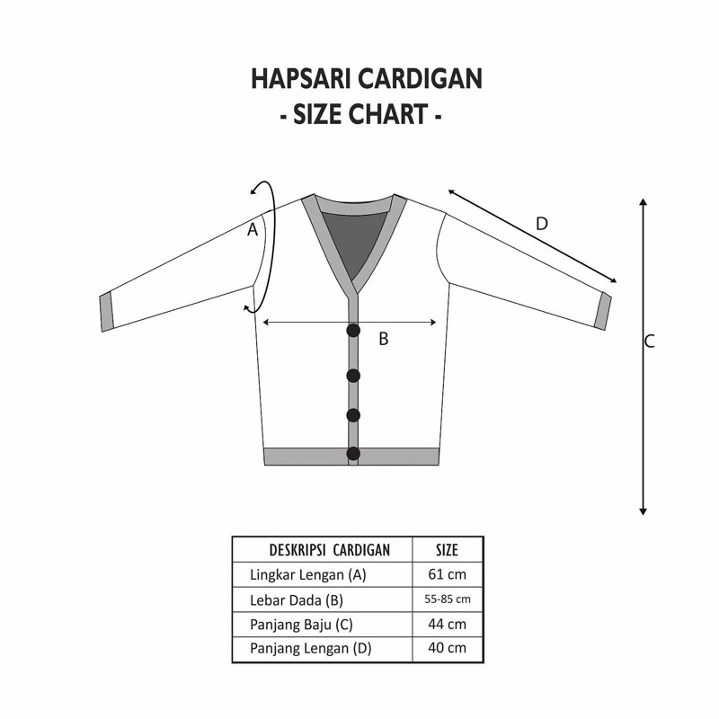 Dama Kara Hapsari Cardigan Rajut