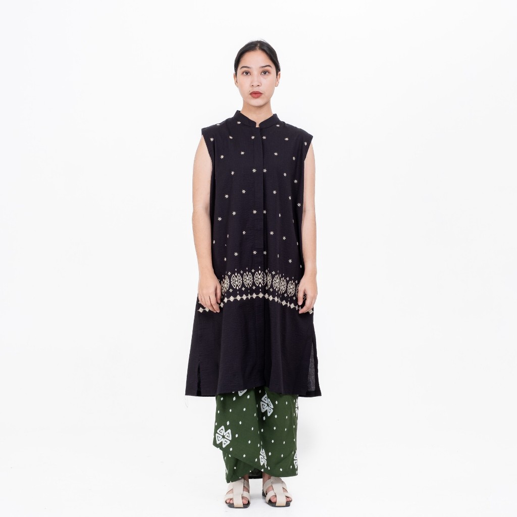 Dama Kara Kaimana Tunik Embroidery Sleeveless