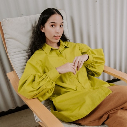 Dama Kara Basic Puff Shirt