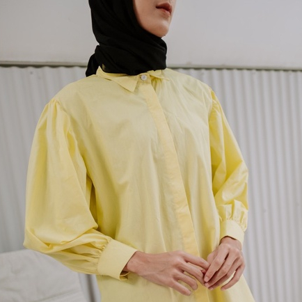 Dama Kara Basic Puff Shirt