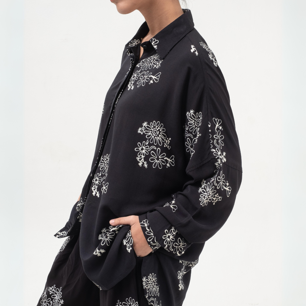 Dama Kara Suar Shirt Longsleeve