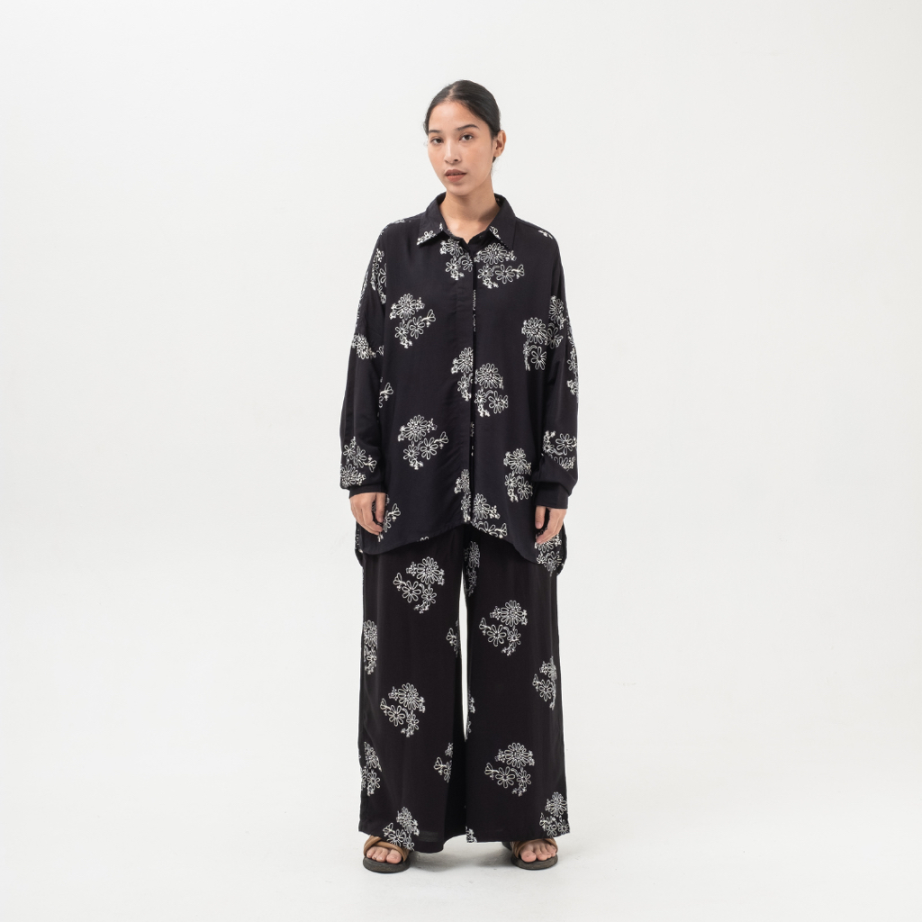 Dama Kara Suar Shirt Longsleeve