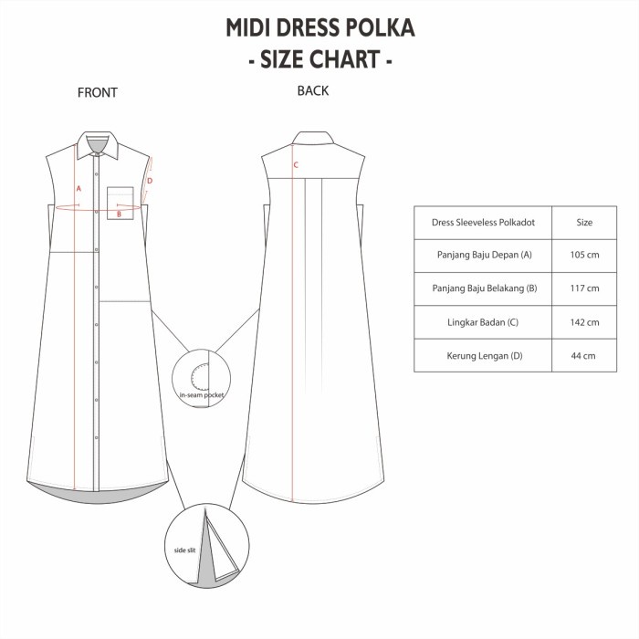 Dama Kara Rona Bian Midi Dress Polka