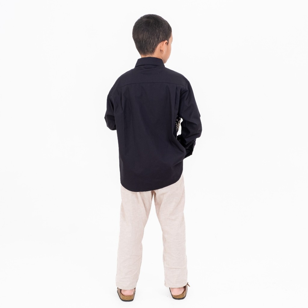 Dama Kara Kaimana Kemeja Embroidery Kids