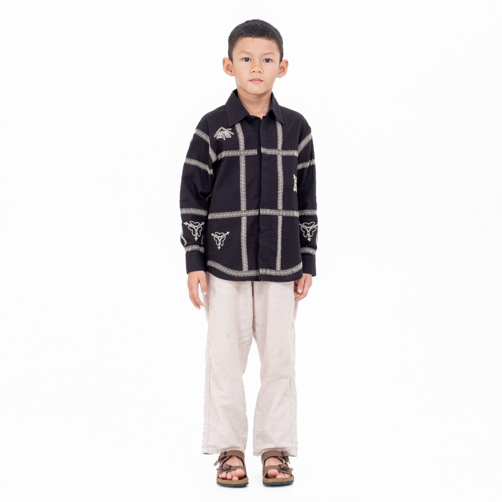 Dama Kara Kala Embroidery Shirt Kids