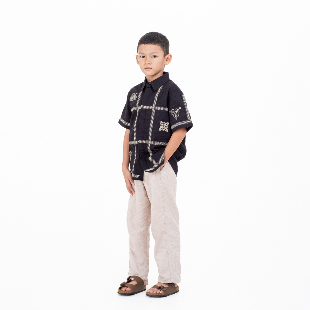 Dama Kara Kala Embroidery Shirt Kids