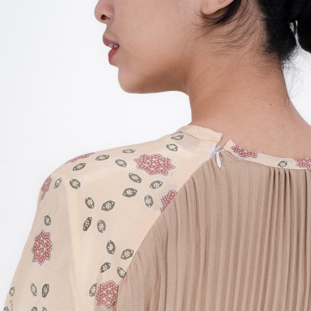 Dama Kara Shankara Long Dress Pleats