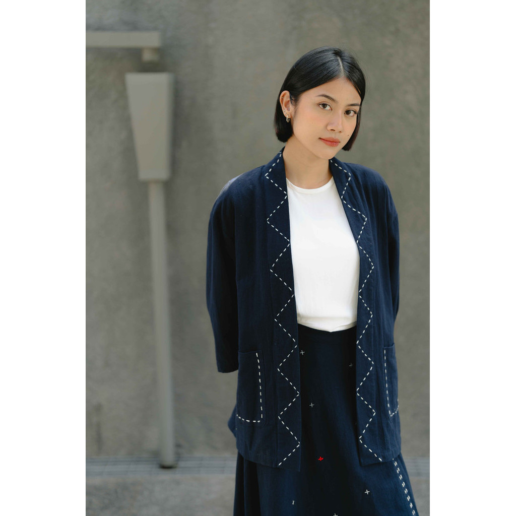 Dama Kara Jalin Outer Unisex Sashiko