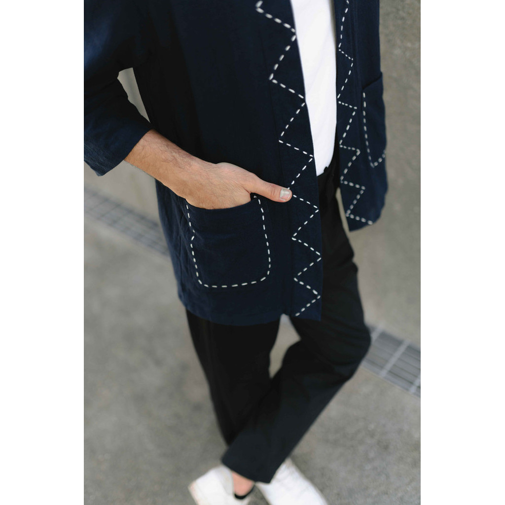 Dama Kara Jalin Outer Unisex Sashiko
