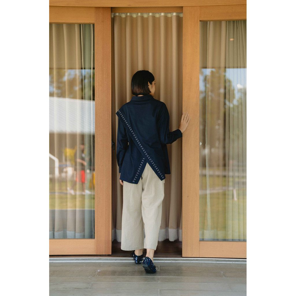 Dama Kara Jalin Shirt Longsleeve Sashiko