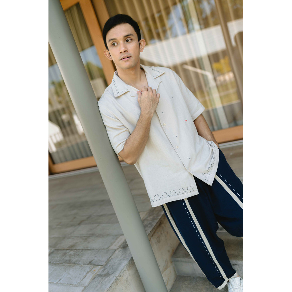 Dama Kara Jalin Shirt Sashiko
