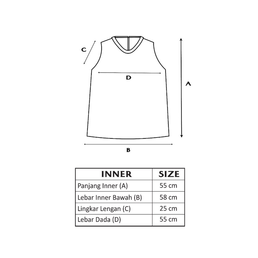 Dama Kara Gayatri Sleeveless Top Inner