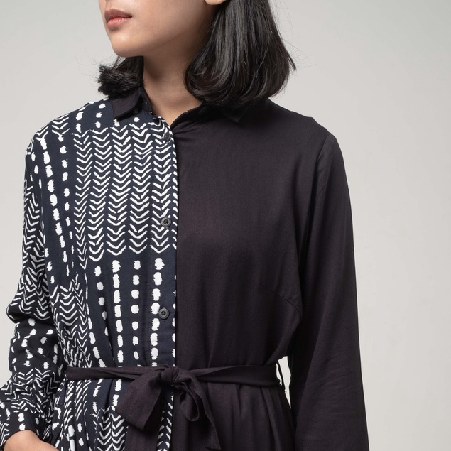 Dama Kara Long Dress Nirmala Two Tone