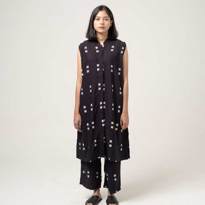 Dama Kara Set - Gayatri Tunik Black