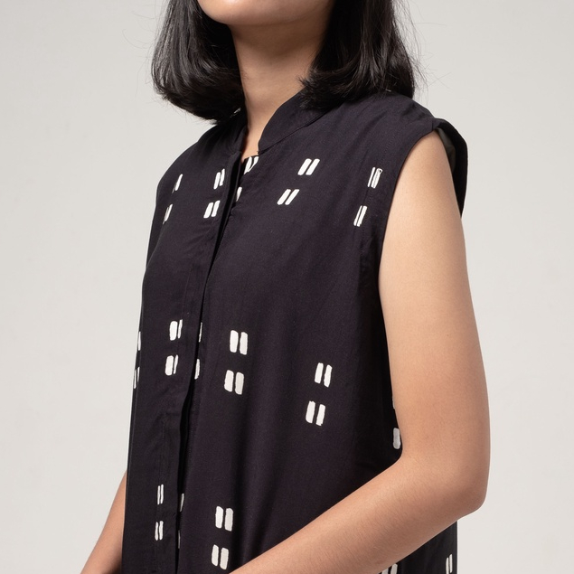 Dama Kara Set - Gayatri Tunik Black