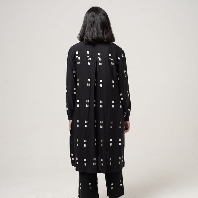 Dama Kara Set - Gayatri Tunik Black