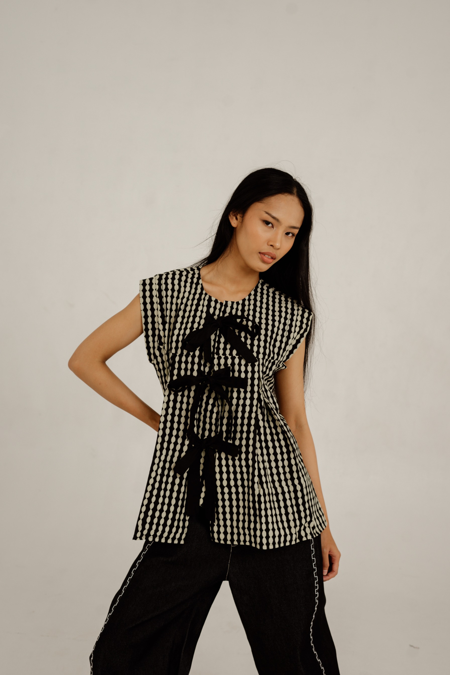 Dama Kara Setala Bow Top