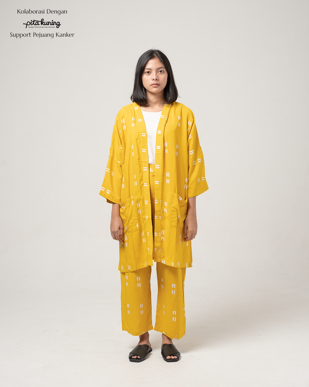 Dama Kara Set - Gayatri Mustard