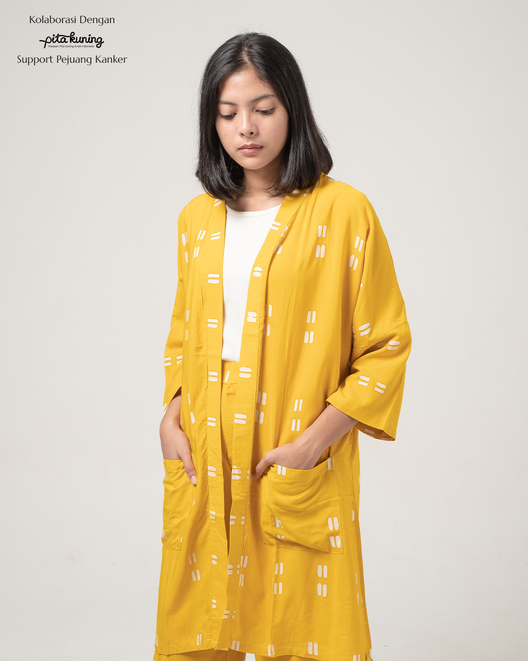 Dama Kara Set - Gayatri Mustard