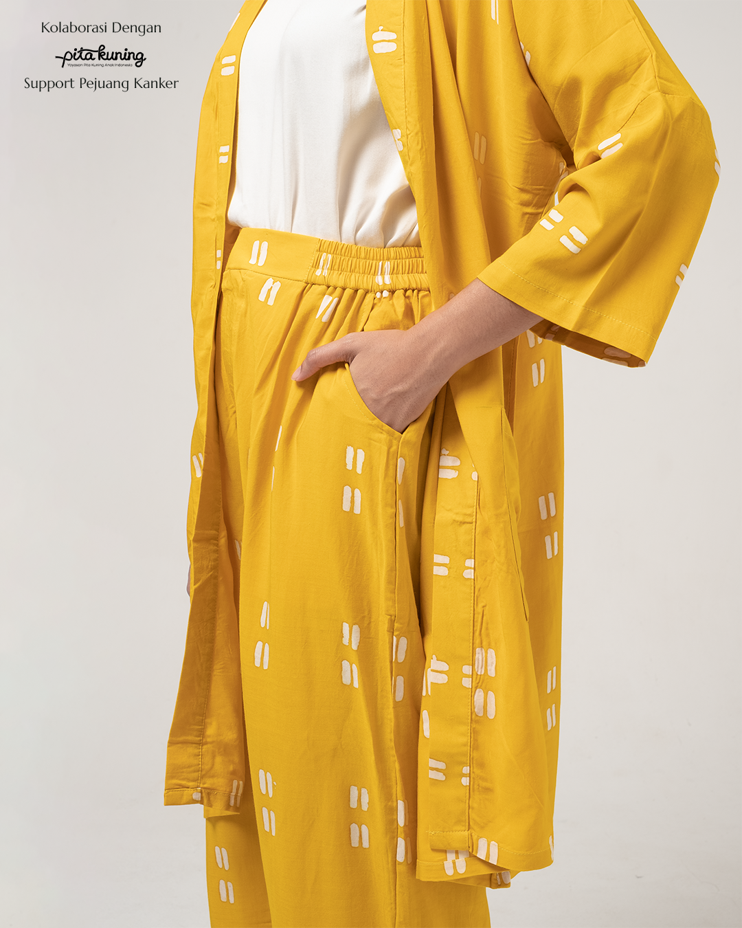 Dama Kara Set - Gayatri Mustard