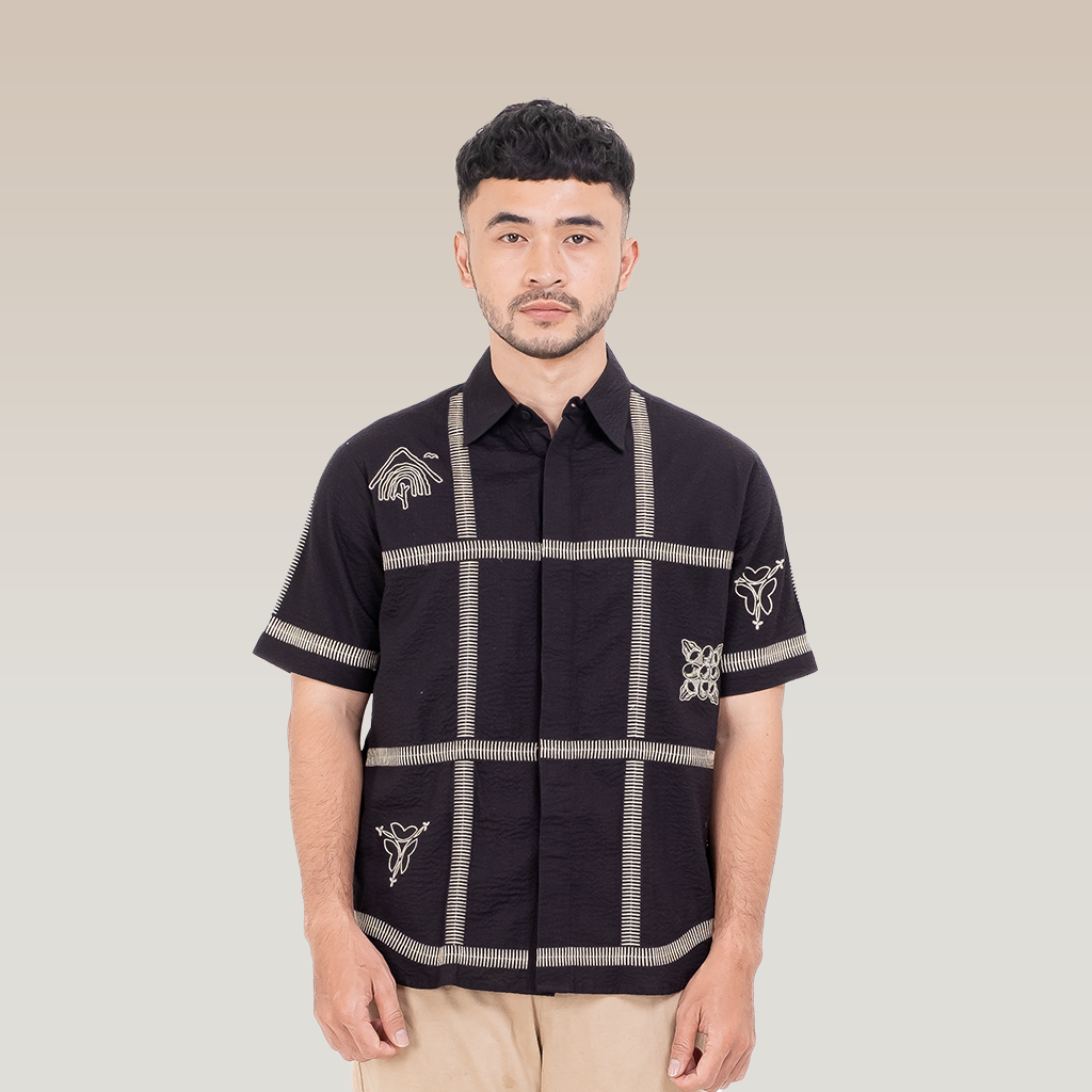 Dama Kara Kala Embroidery Shirt