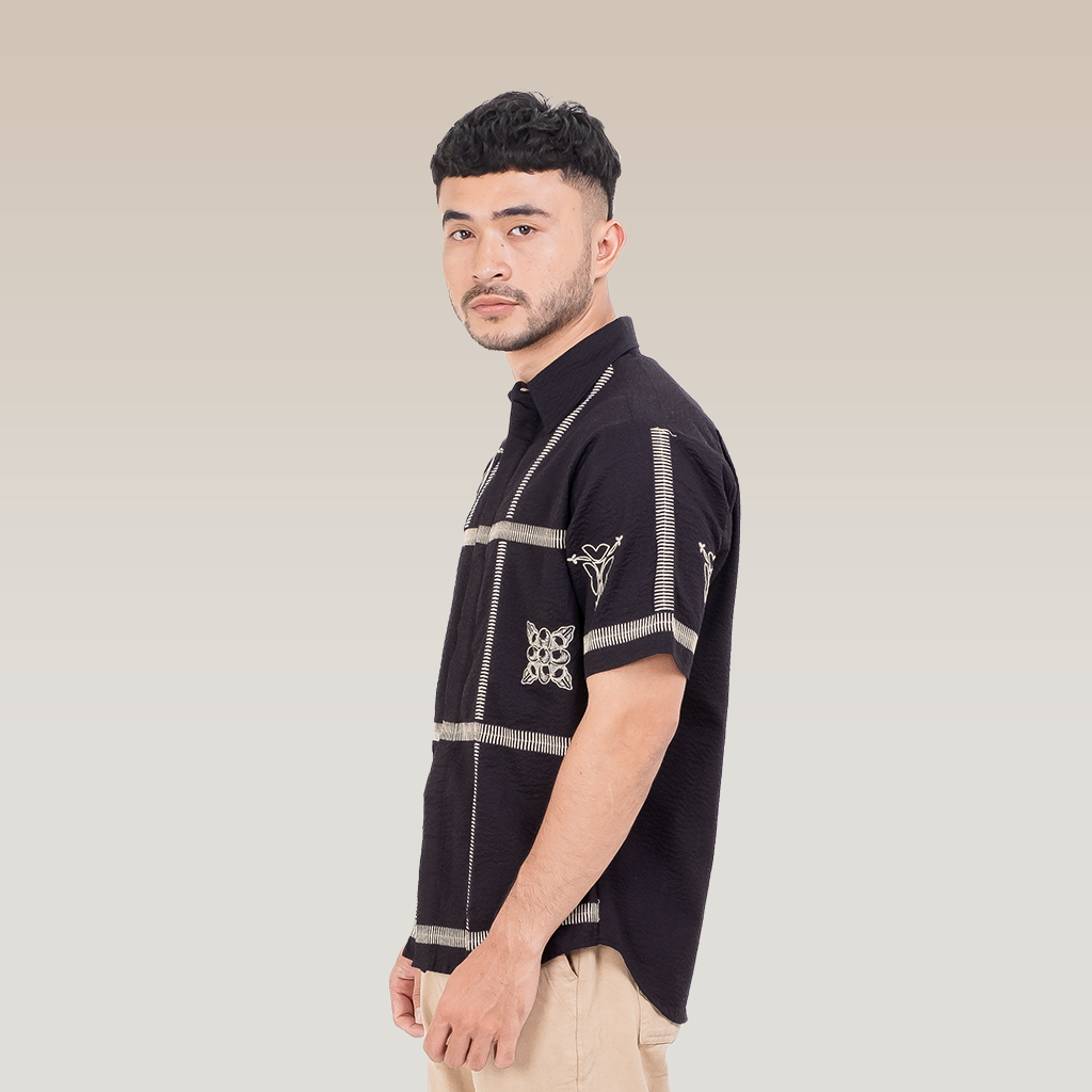 Dama Kara Kala Embroidery Shirt