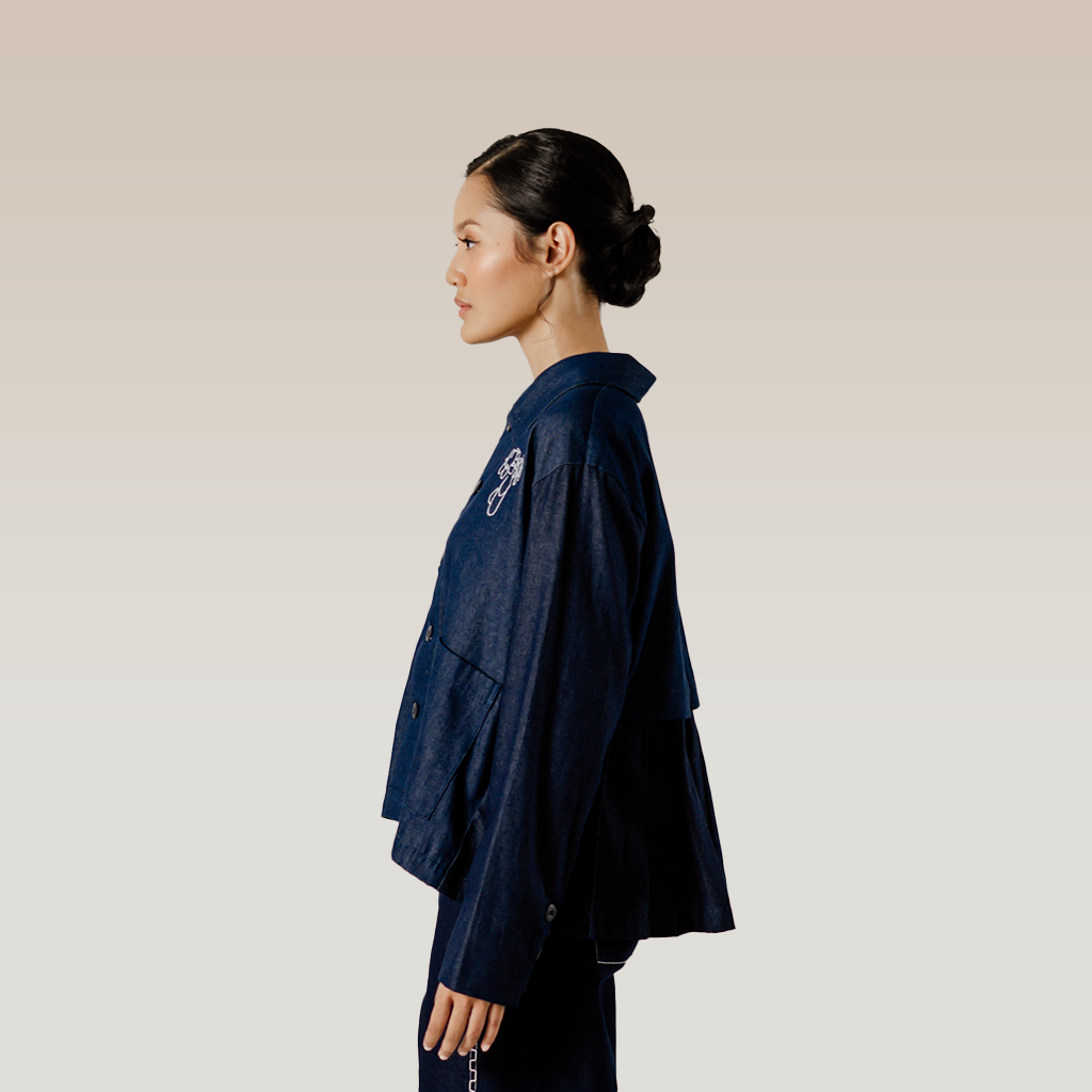 Dama Kara Alkisah Adlan Top Denim Longsleeve