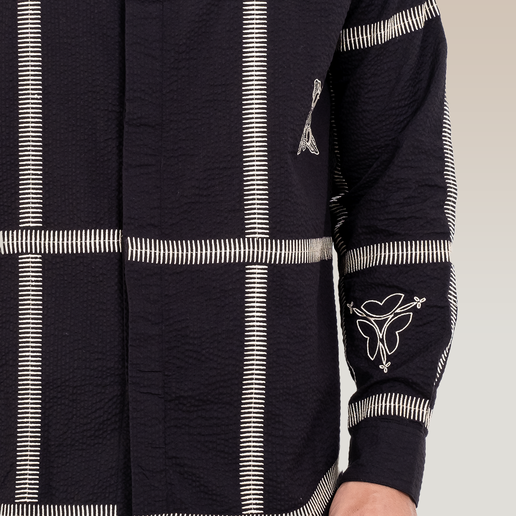 Dama Kara Kala Embroidery Shirt