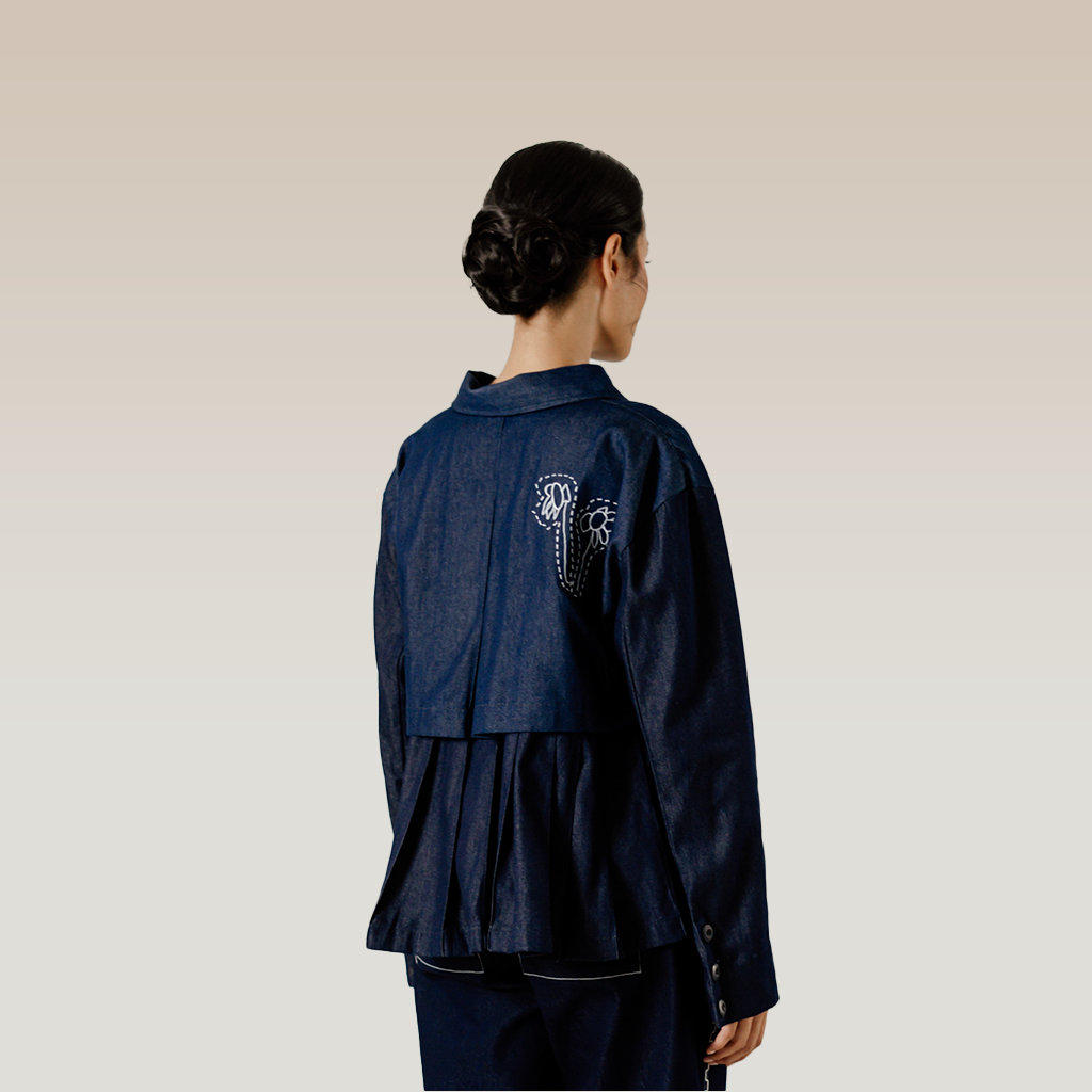 Dama Kara Alkisah Adlan Top Denim Longsleeve