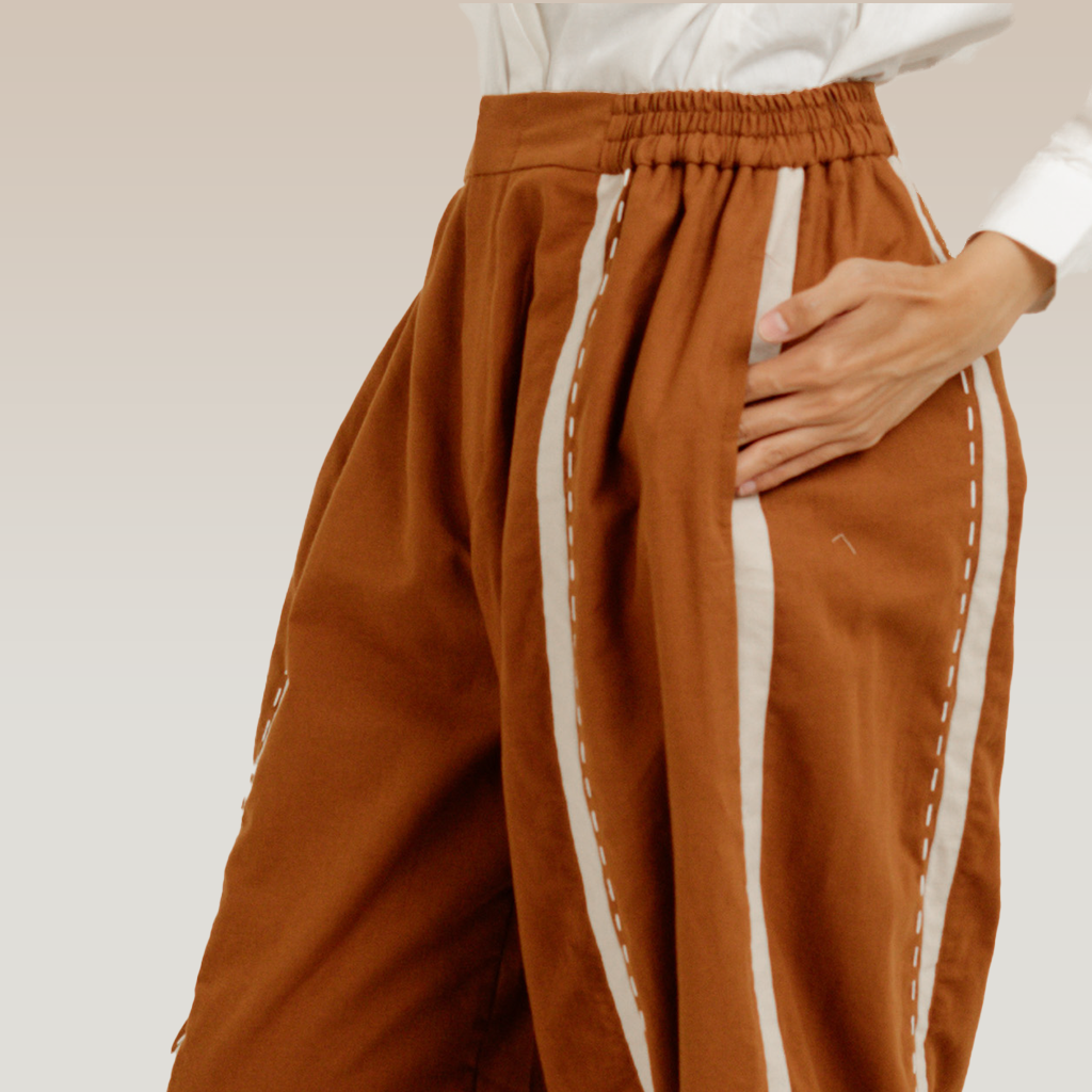 Dama Kara Jalin Pants Sashiko