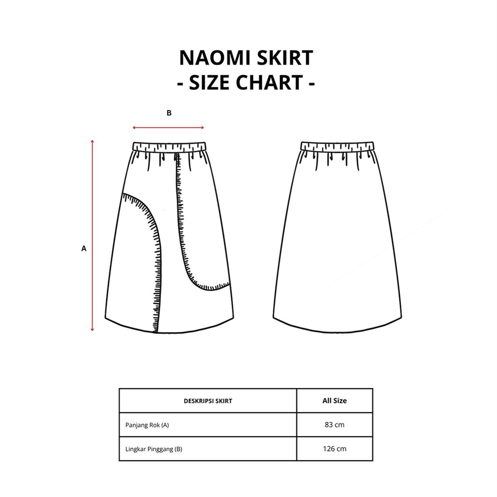 Dama Kara Alkisah Naomi Balloon Skirt