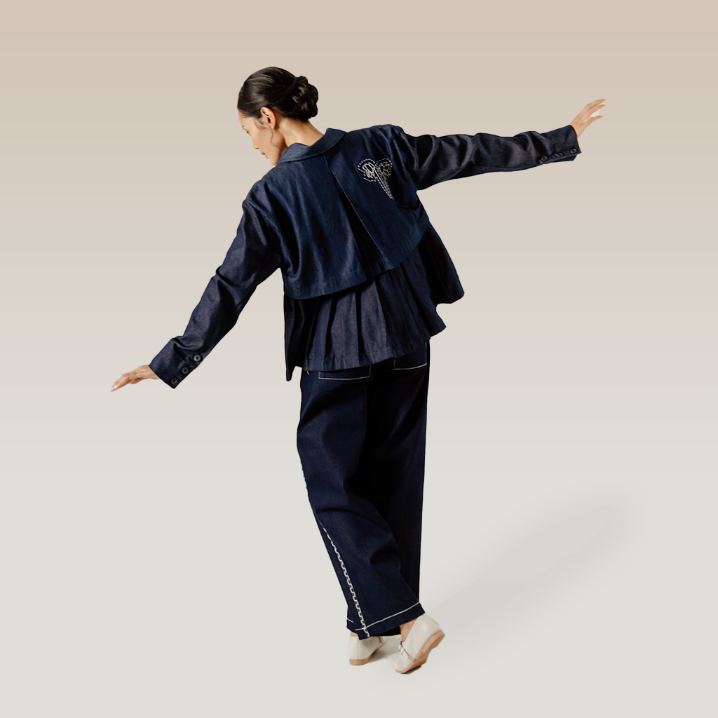 Dama Kara Alkisah Adlan Top Denim Longsleeve