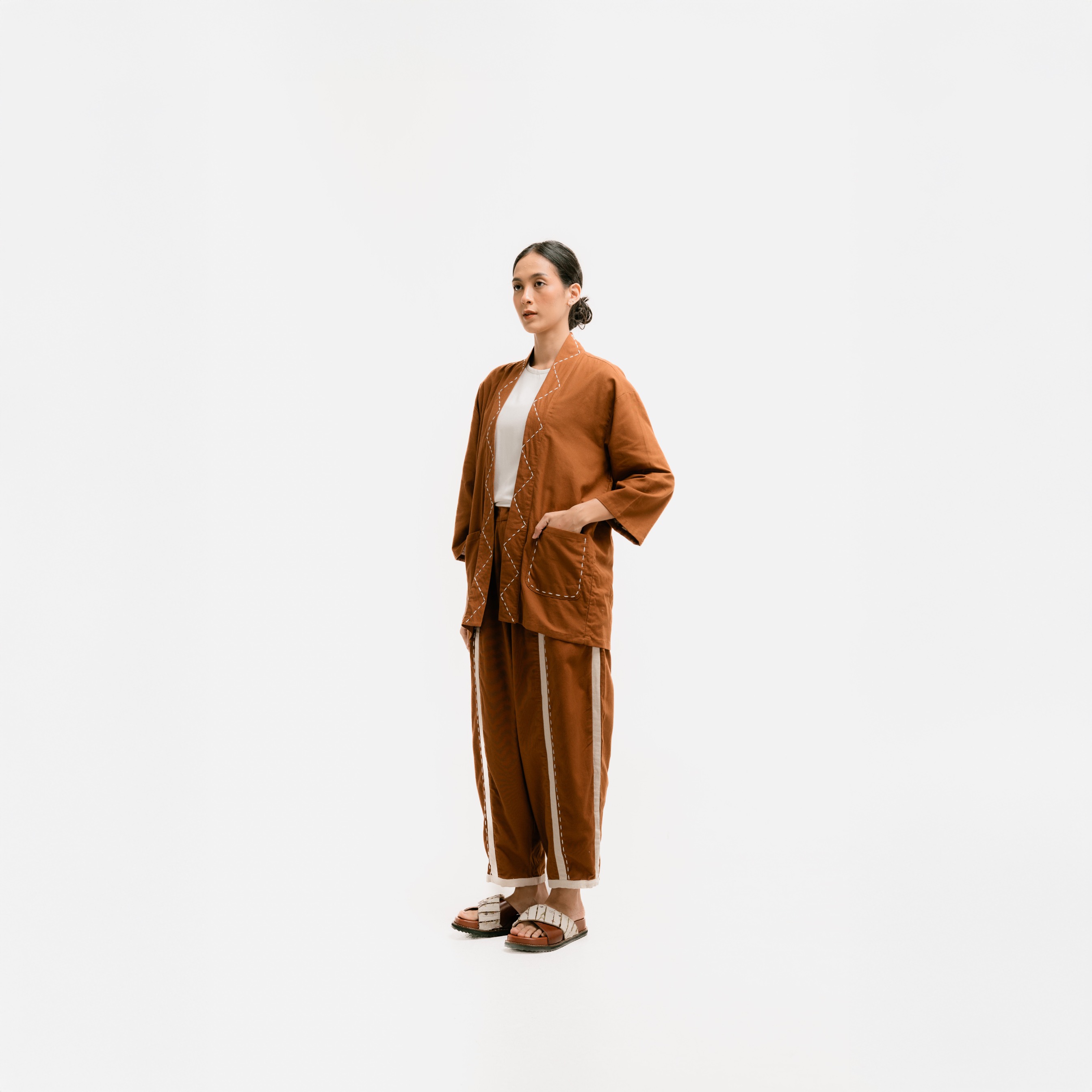 Dama Kara Jalin Outer Unisex Sashiko