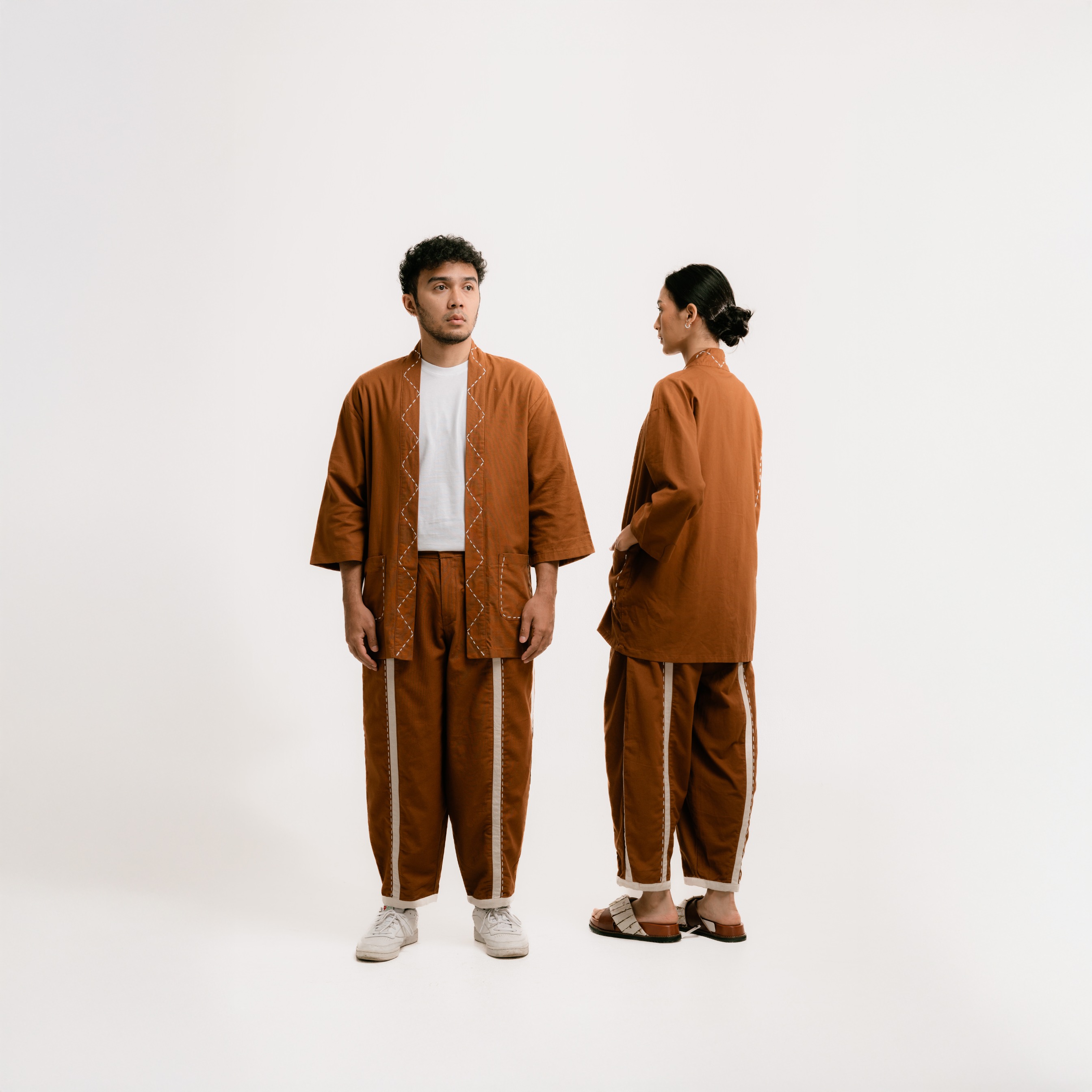 Dama Kara Jalin Outer Unisex Sashiko