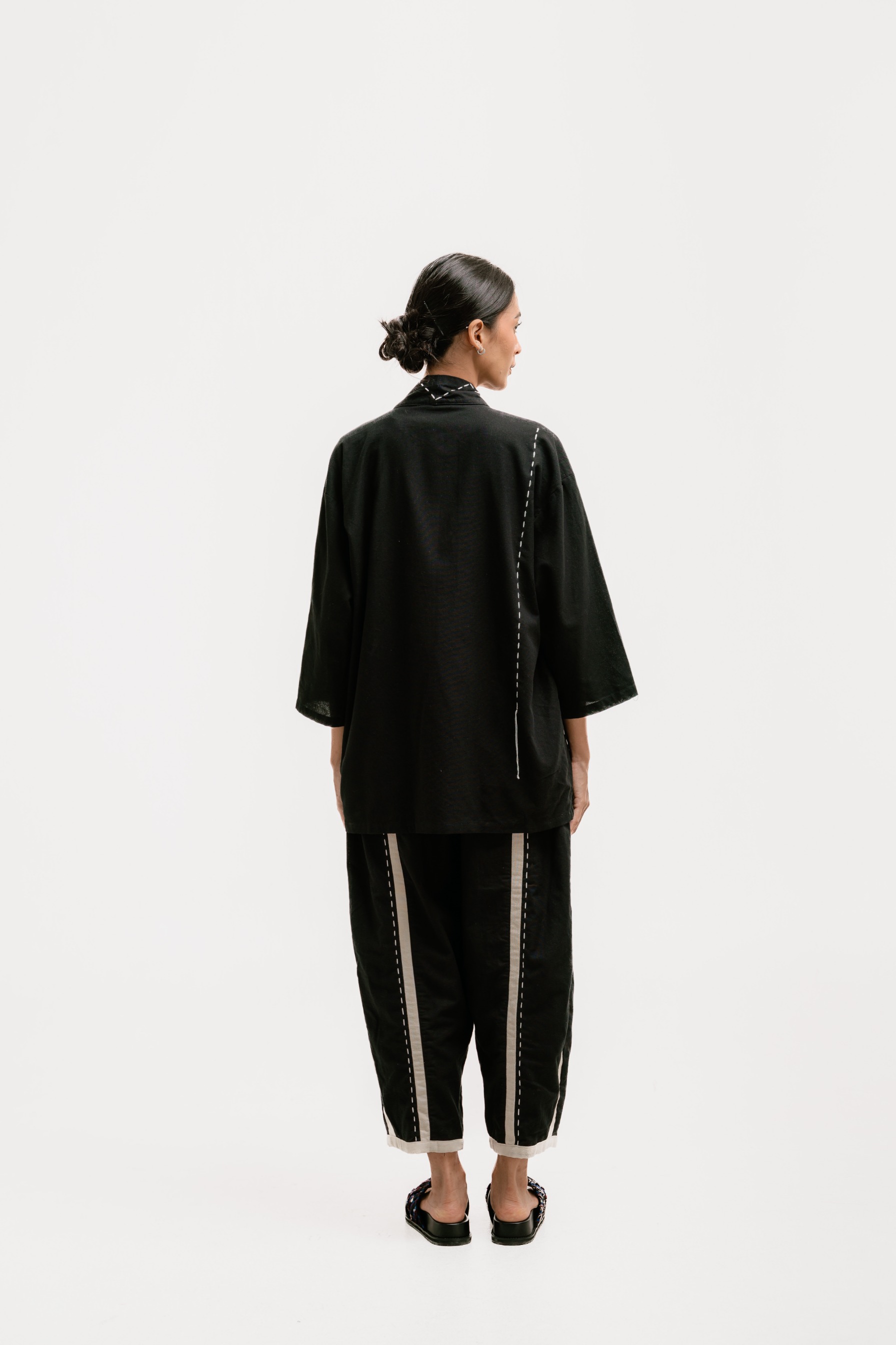 Dama Kara Jalin Outer Unisex Sashiko