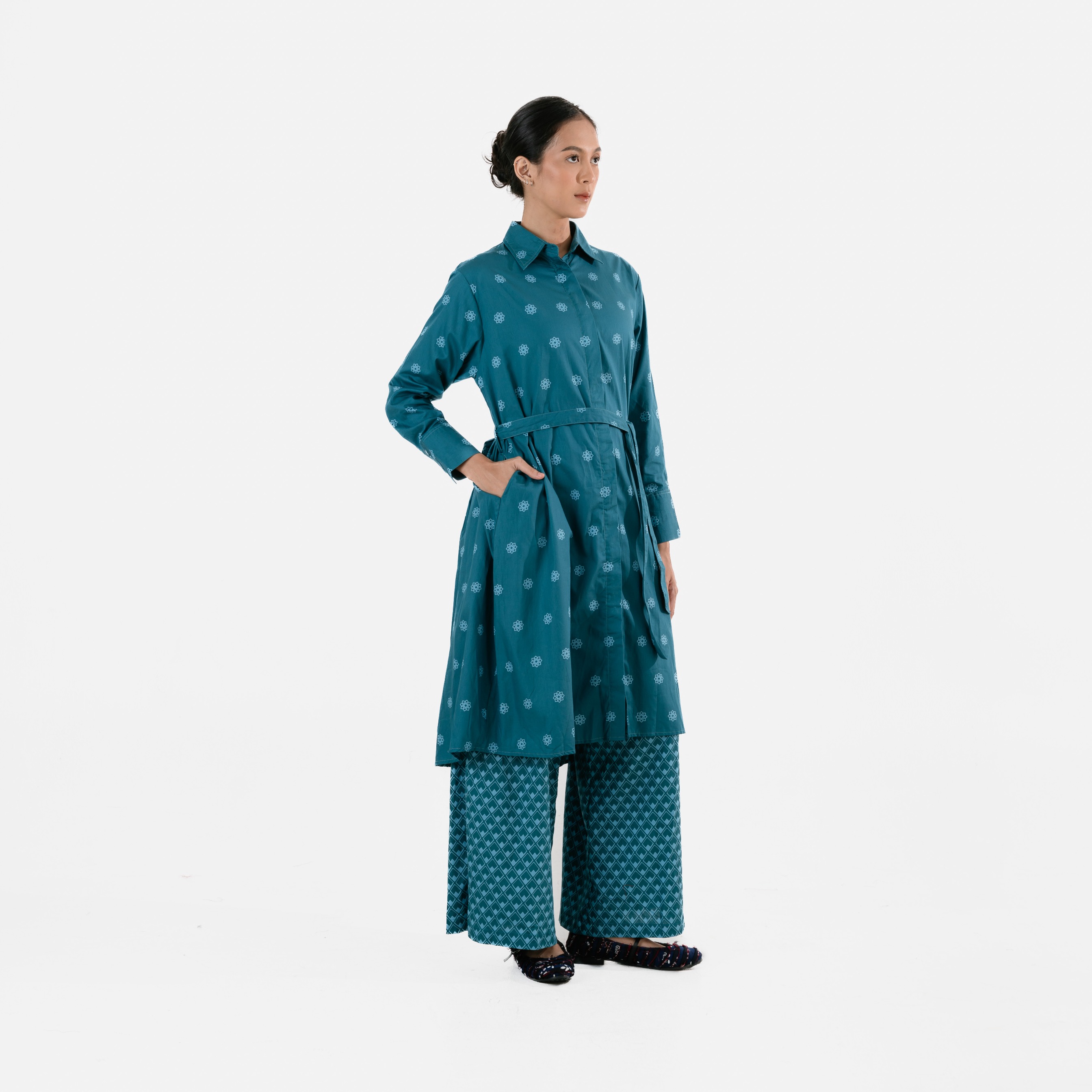 Dama Kara Gantari Tunik Longsleeve