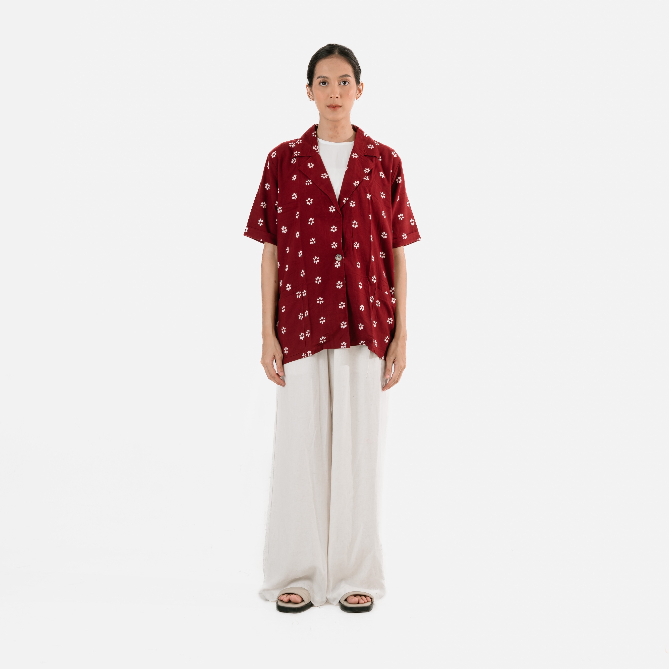 Dama Kara Kinasih Button Top